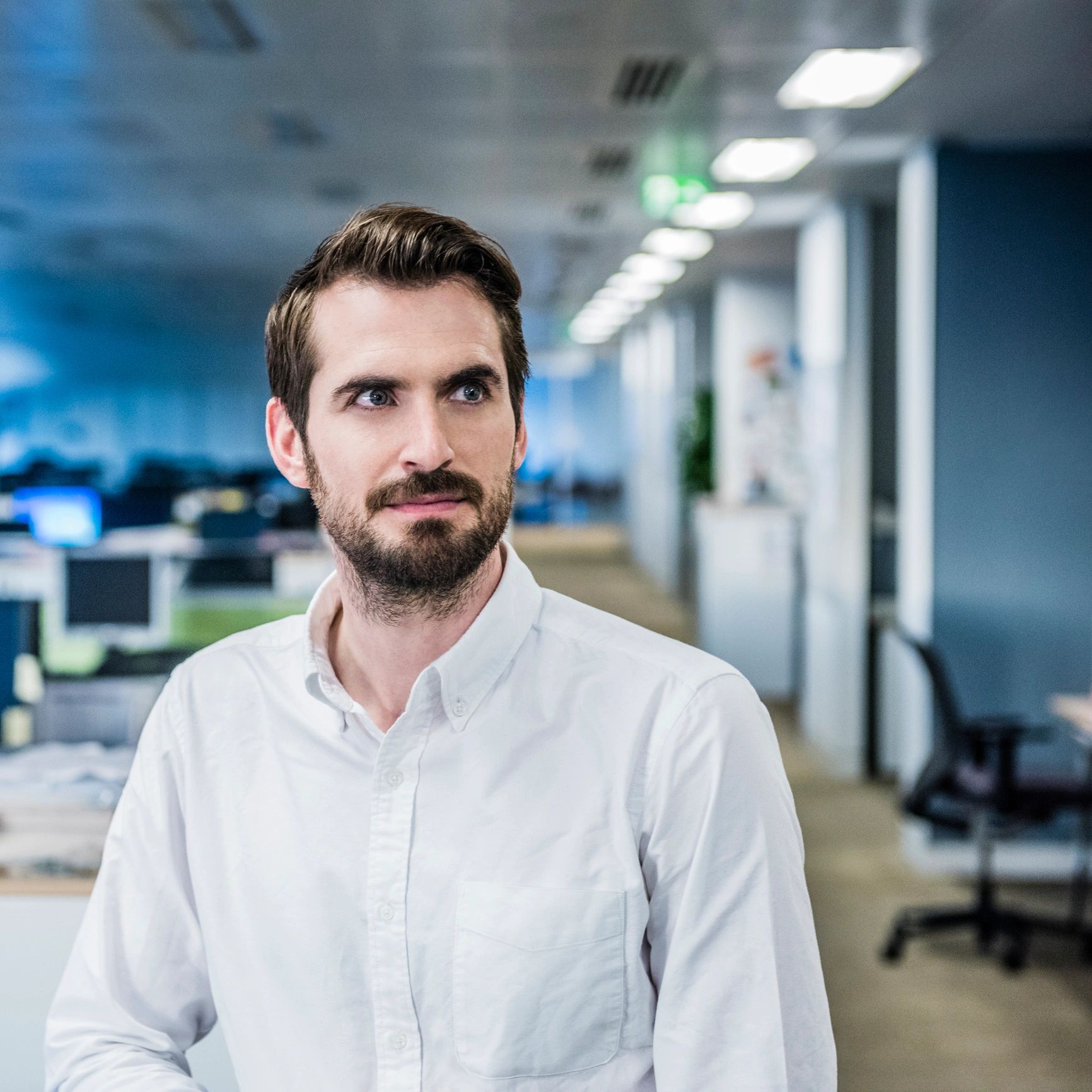 Portrait of a businessman client